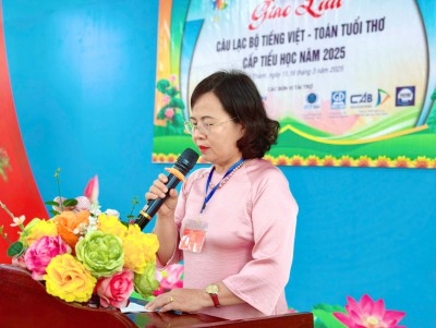 Sôi nổi giao lưu Toán-Tiếng Việt tuổi thơ